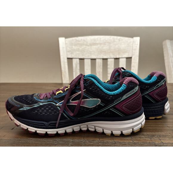 Brooks Womens Ghost 8th Edition Running Shoes Navy Lace Up W/New Insoles Sz 8.5 - Picture 5 of 9